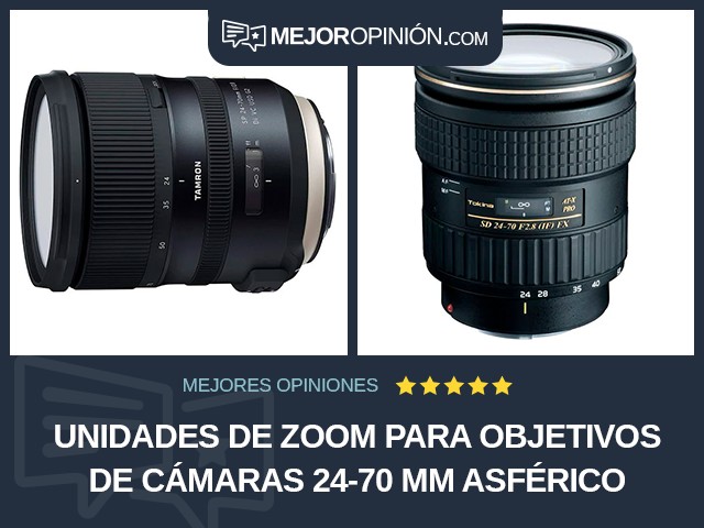 Unidades de zoom para objetivos de cámaras 24-70 mm Asférico