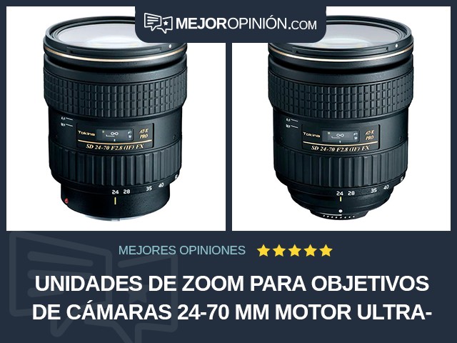 Unidades de zoom para objetivos de cámaras 24-70 mm Motor ultrasónico