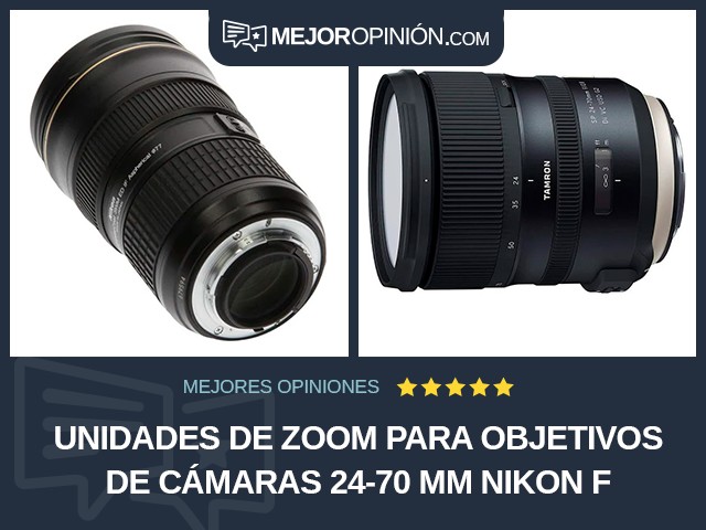 Unidades de zoom para objetivos de cámaras 24-70 mm Nikon F