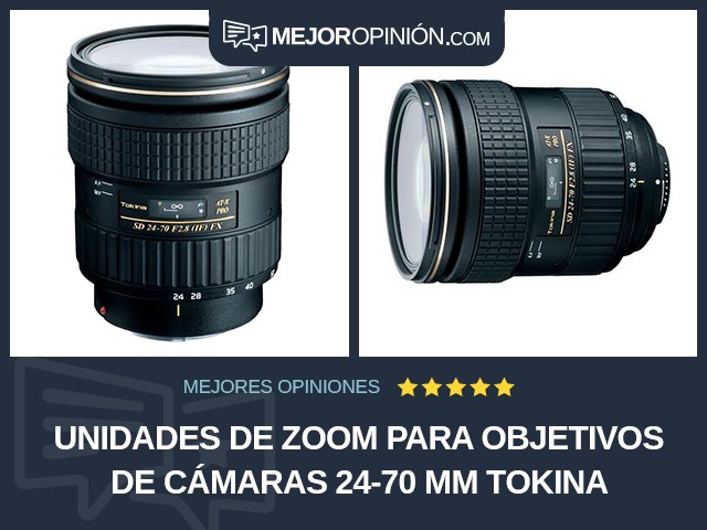 Unidades de zoom para objetivos de cámaras 24-70 mm Tokina