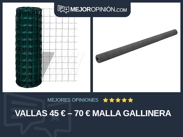 Vallas 45 € – 70 € Malla gallinera