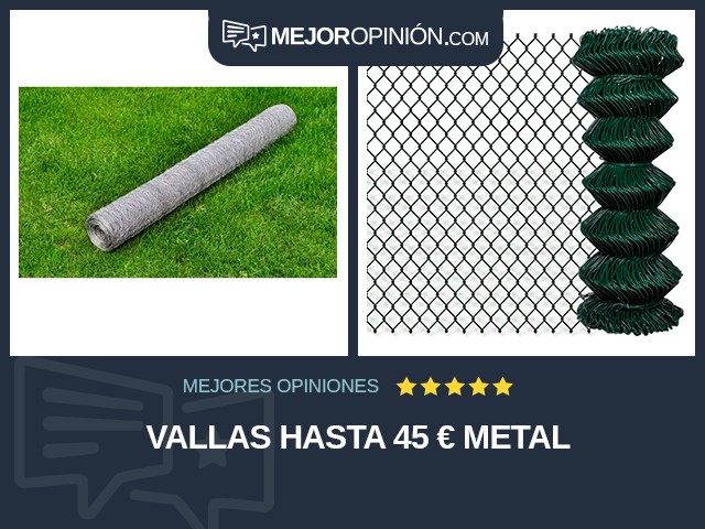 Vallas Hasta 45 € Metal