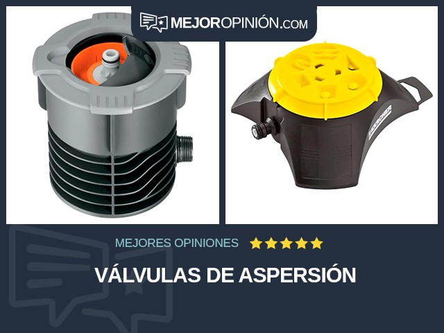 Válvulas de aspersión