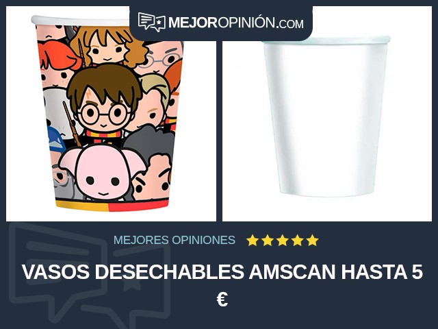 Vasos desechables Amscan Hasta 5 €