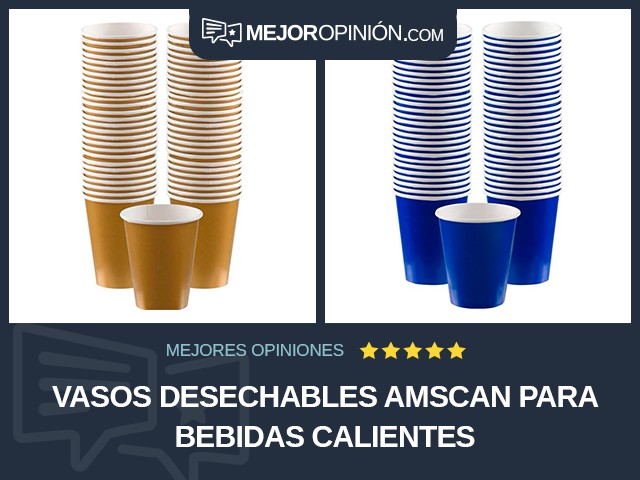 Vasos desechables Amscan Para bebidas calientes