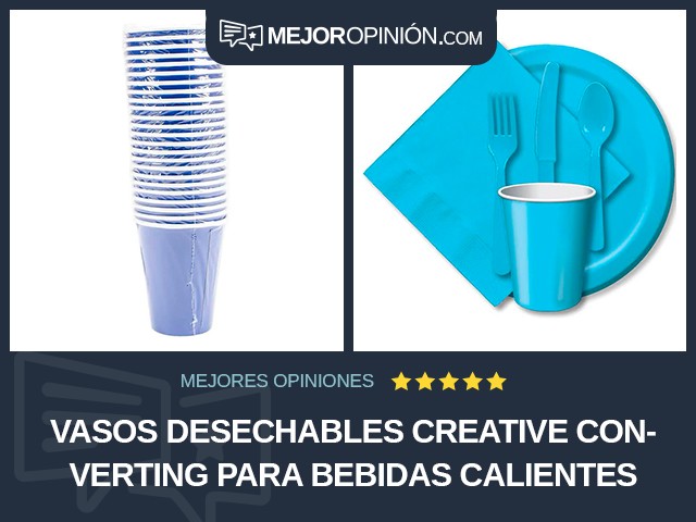 Vasos desechables Creative Converting Para bebidas calientes