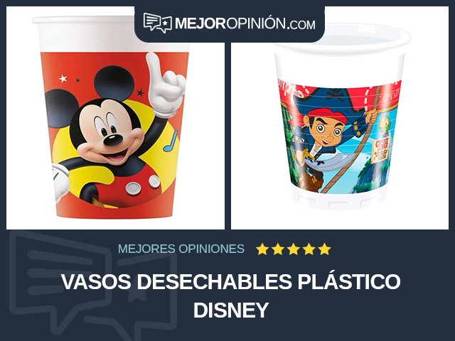 Vasos desechables Plástico Disney