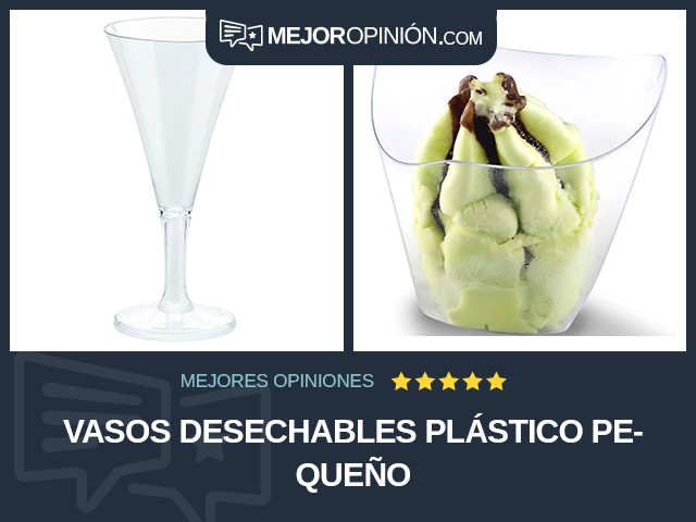 Vasos desechables Plástico Pequeño