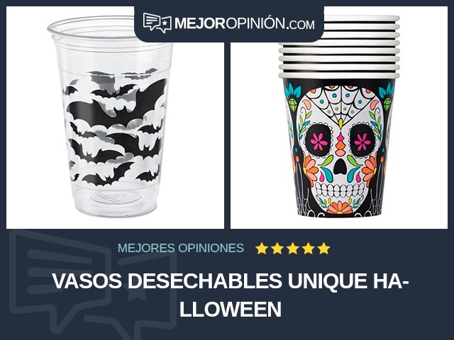 Vasos desechables Unique Halloween