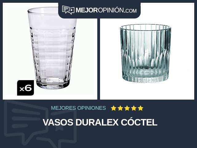 Vasos Duralex Cóctel