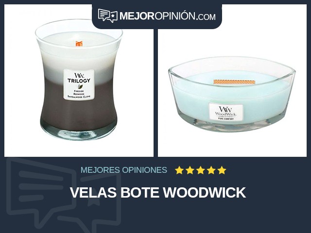 Velas Bote WoodWick