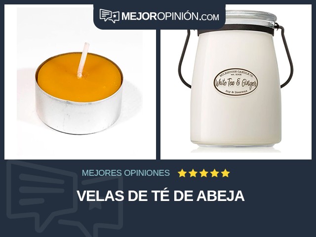 Velas De té De abeja