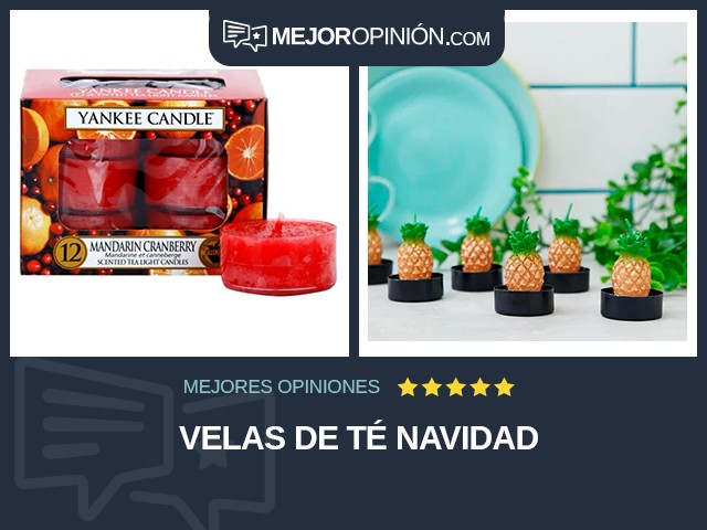 Velas De té Navidad