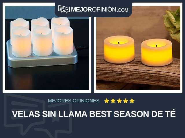 Velas sin llama Best Season De té