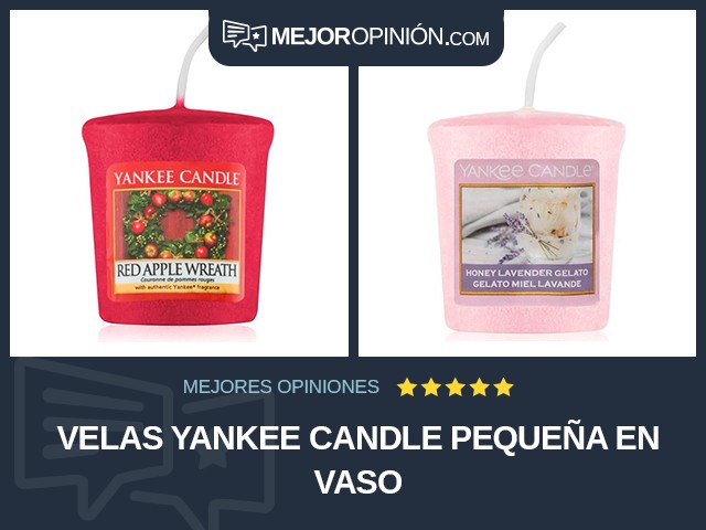 Velas Yankee Candle Pequeña en vaso