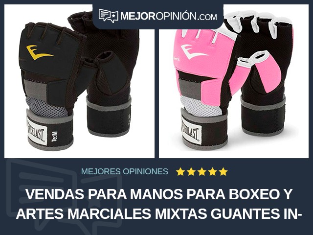 Vendas para manos para boxeo y artes marciales mixtas Guantes interiores Everlast