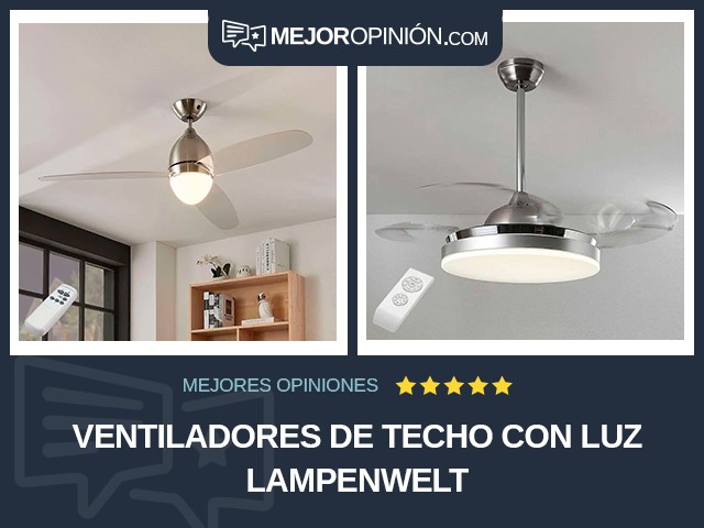 Ventiladores de techo Con luz Lampenwelt