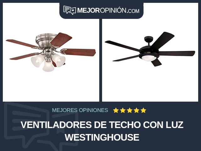 Ventiladores de techo Con luz Westinghouse