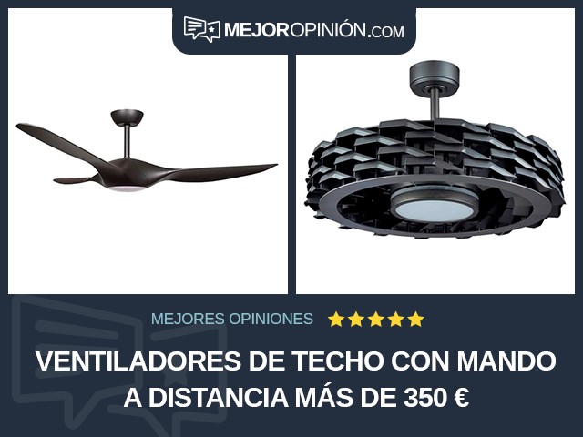 Ventiladores de techo Con mando a distancia Más de 350 €