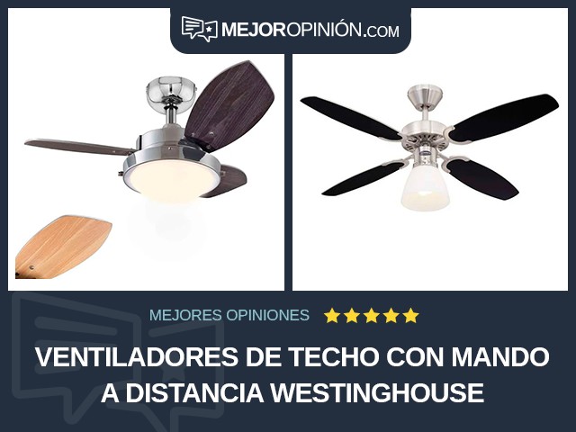 Ventiladores de techo Con mando a distancia Westinghouse