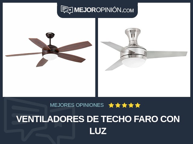 Ventiladores de techo Faro Con luz