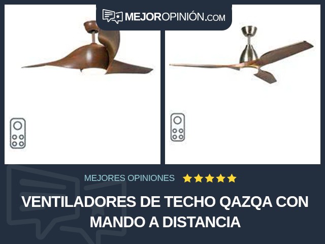 Ventiladores de techo QAZQA Con mando a distancia