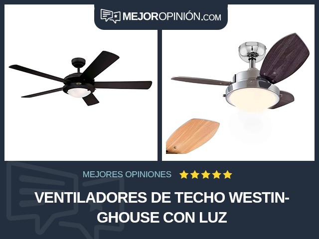 Ventiladores de techo Westinghouse Con luz