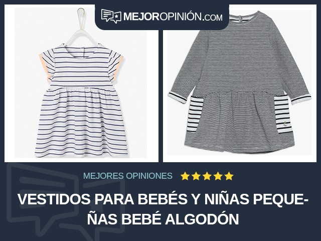 Vestidos para bebés y niñas pequeñas Bebé Algodón