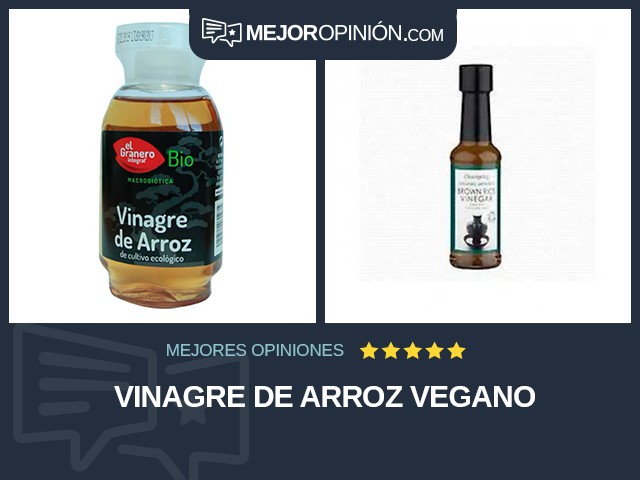 Vinagre De arroz Vegano