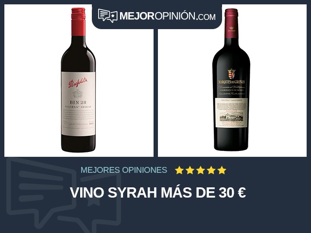 Vino Syrah Más de 30 €