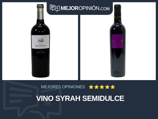 Vino Syrah Semidulce