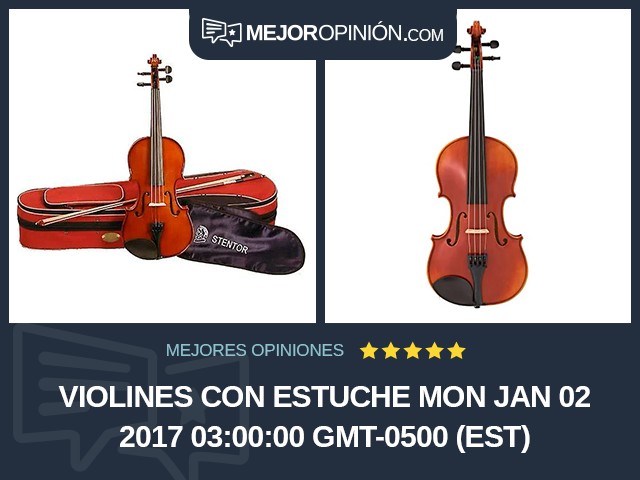 Violines Con estuche Mon Jan 02 2017 03:00:00 GMT-0500 (EST)