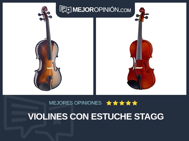 Violines Con estuche Stagg