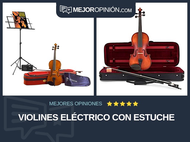 Violines Eléctrico Con estuche