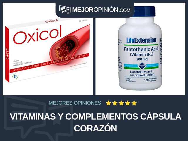 Vitaminas y complementos Cápsula Corazón