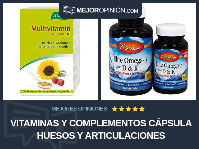 Vitaminas y complementos Cápsula Huesos y articulaciones