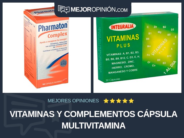 Vitaminas y complementos Cápsula Multivitamina