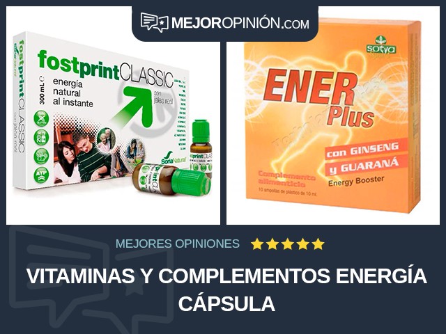 Vitaminas y complementos Energía Cápsula