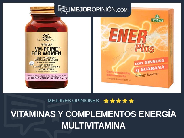 Vitaminas y complementos Energía Multivitamina