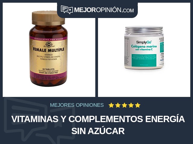 Vitaminas y complementos Energía Sin azúcar