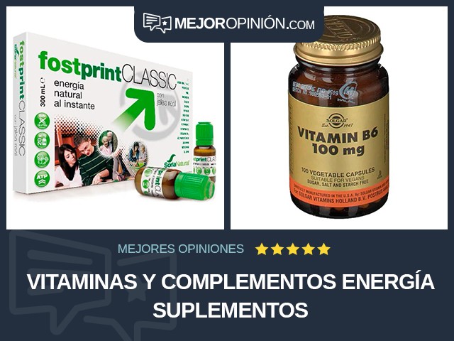 Vitaminas y complementos Energía Suplementos