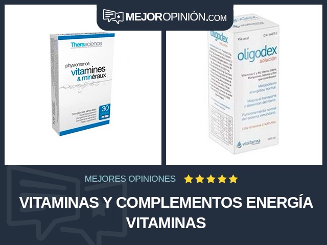 Vitaminas y complementos Energía Vitaminas