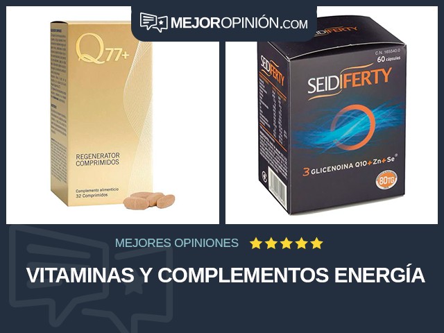 Vitaminas y complementos Energía