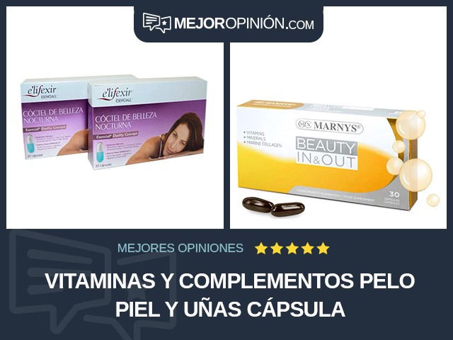 Vitaminas y complementos Pelo piel y uñas Cápsula