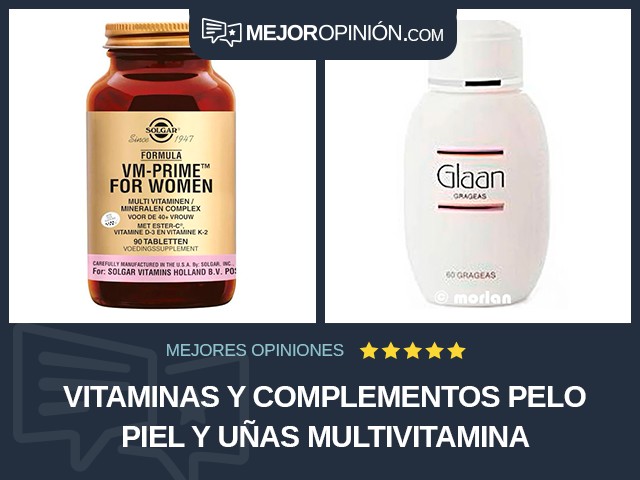 Vitaminas y complementos Pelo piel y uñas Multivitamina