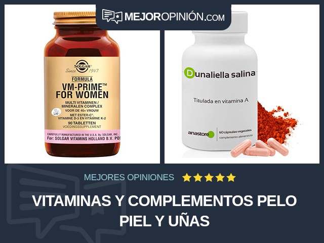 Vitaminas y complementos Pelo piel y uñas