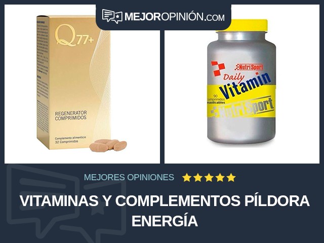 Vitaminas y complementos Píldora Energía