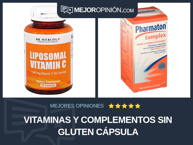 Vitaminas y complementos Sin gluten Cápsula