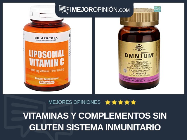 Vitaminas y complementos Sin gluten Sistema inmunitario