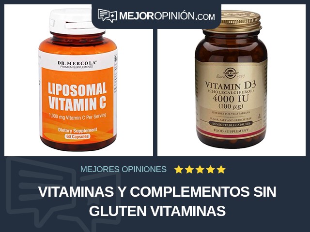 Vitaminas y complementos Sin gluten Vitaminas